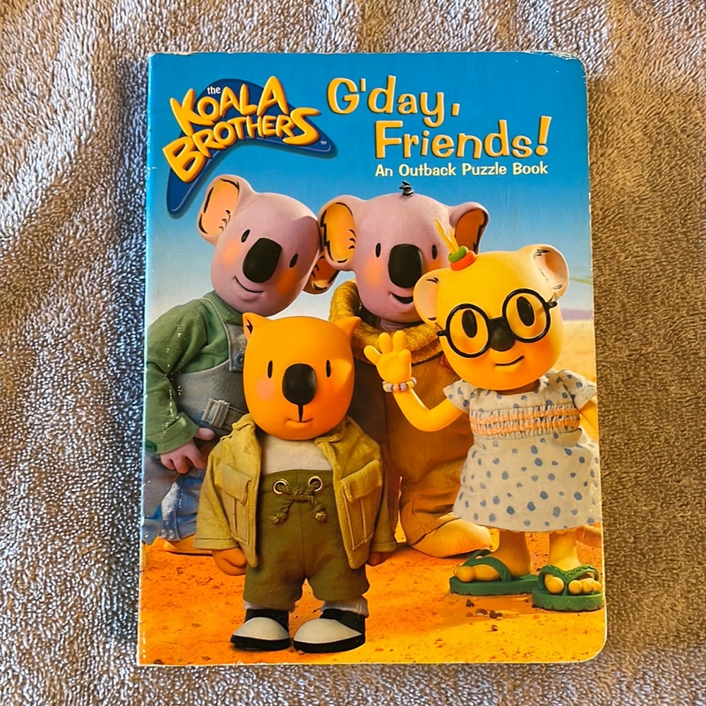 📚2/$6  G’Day, Friends! And Outback Puzzle Book